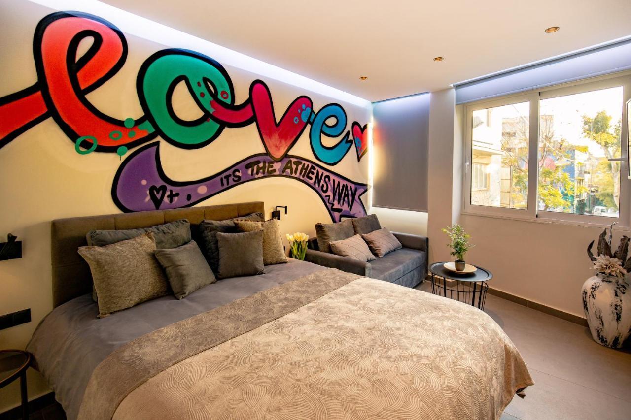Triple A - Graffiti Homage In Psirri Square - Free Parking! Apartment Atena Exterior foto